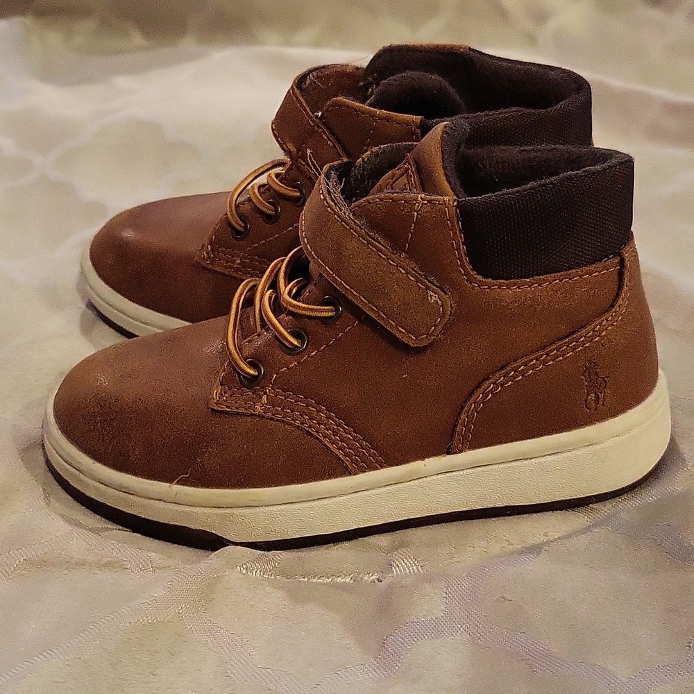 POLO Toddler Shoes Size US 7 Tan